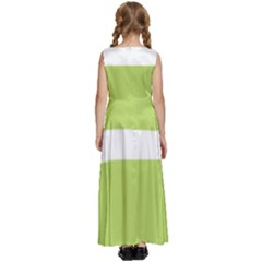 Kids  Satin Sleeveless Maxi Dress 