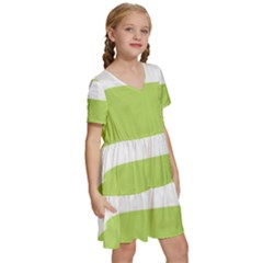 Kids  Short Sleeve Tiered Mini Dress 