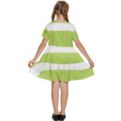 Kids  Short Sleeve Tiered Mini Dress 