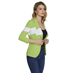 Women s One-Button 3/4 Sleeve Short Jacket 