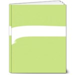 A Minimalist Pattern With Simple Lines And Shapes, Creating A Clean And Modern Aesthetic 02 8  x 10  Hardcover Notebook