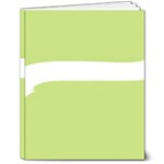 A Minimalist Pattern With Simple Lines And Shapes, Creating A Clean And Modern Aesthetic 02 8  x 10  Softcover Notebook