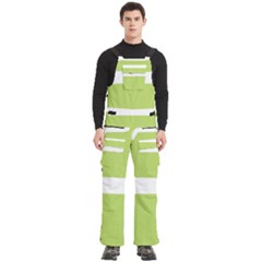 A Minimalist Pattern With Simple Lines And Shapes, Creating A Clean And Modern Aesthetic 02 Men s Side Zip Front Pouch Ski And Snowboard Bib Pants	 from ArtsNow.com