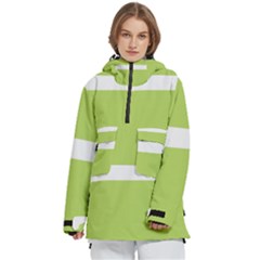 Women s Pullover Zip Ski and Snowboard Waterproof Breathable Jacket 