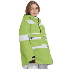 Women s Pullover Zip Ski and Snowboard Waterproof Breathable Jacket 