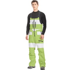 Men s Front Zip Ski And Snowboard Bib Pants 