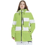 A Minimalist Pattern With Simple Lines And Shapes, Creating A Clean And Modern Aesthetic 02 Women s Multi Pockets Zip Ski and Snowboard Waterproof Breathable Jacket