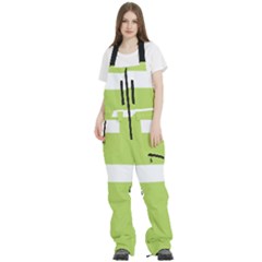 Women s Front Zip Ski And Snowboard Bib Pants 