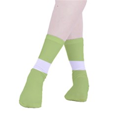 Smooth Crew Length Tube Socks 