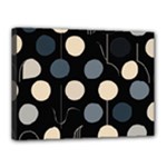 A Minimalist Pattern With Simple Lines And Shapes, Creating A Clean And Modern Aesthetic 03 Canvas 16  x 12  (Stretched)