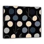 A Minimalist Pattern With Simple Lines And Shapes, Creating A Clean And Modern Aesthetic 03 Canvas 20  x 16  (Stretched)