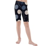 A Minimalist Pattern With Simple Lines And Shapes, Creating A Clean And Modern Aesthetic 03 Kids  Mid Length Swim Shorts