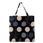 A Minimalist Pattern With Simple Lines And Shapes, Creating A Clean And Modern Aesthetic 03 Grocery Tote Bag