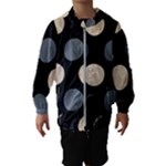 A Minimalist Pattern With Simple Lines And Shapes, Creating A Clean And Modern Aesthetic 03 Kids  Hooded Windbreaker