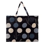 A Minimalist Pattern With Simple Lines And Shapes, Creating A Clean And Modern Aesthetic 03 Zipper Large Tote Bag