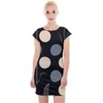 A Minimalist Pattern With Simple Lines And Shapes, Creating A Clean And Modern Aesthetic 03 Cap Sleeve Bodycon Dress