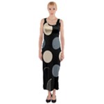 A Minimalist Pattern With Simple Lines And Shapes, Creating A Clean And Modern Aesthetic 03 Fitted Maxi Dress