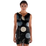 A Minimalist Pattern With Simple Lines And Shapes, Creating A Clean And Modern Aesthetic 03 Wrap Front Bodycon Dress