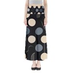 A Minimalist Pattern With Simple Lines And Shapes, Creating A Clean And Modern Aesthetic 03 Full Length Maxi Skirt