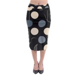 A Minimalist Pattern With Simple Lines And Shapes, Creating A Clean And Modern Aesthetic 03 Midi Pencil Skirt