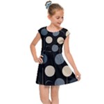 A Minimalist Pattern With Simple Lines And Shapes, Creating A Clean And Modern Aesthetic 03 Kids  Cap Sleeve Dress