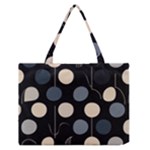 A Minimalist Pattern With Simple Lines And Shapes, Creating A Clean And Modern Aesthetic 03 Zipper Medium Tote Bag