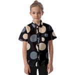 A Minimalist Pattern With Simple Lines And Shapes, Creating A Clean And Modern Aesthetic 03 Kids  Short Sleeve Shirt