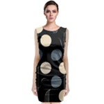 A Minimalist Pattern With Simple Lines And Shapes, Creating A Clean And Modern Aesthetic 03 Sleeveless Velvet Midi Dress