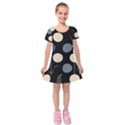 Kids  Short Sleeve Velvet Dress 