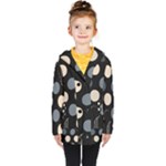 A Minimalist Pattern With Simple Lines And Shapes, Creating A Clean And Modern Aesthetic 03 Kids  Double Breasted Button Coat