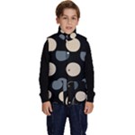 A Minimalist Pattern With Simple Lines And Shapes, Creating A Clean And Modern Aesthetic 03 Kid s Button Up Puffy Vest