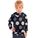 A Minimalist Pattern With Simple Lines And Shapes, Creating A Clean And Modern Aesthetic 03 Kids  Hooded Pullover