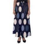 A Minimalist Pattern With Simple Lines And Shapes, Creating A Clean And Modern Aesthetic 03 Flared Maxi Skirt