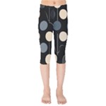 A Minimalist Pattern With Simple Lines And Shapes, Creating A Clean And Modern Aesthetic 03 Kids  Capri Leggings 