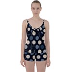 A Minimalist Pattern With Simple Lines And Shapes, Creating A Clean And Modern Aesthetic 03 Tie Front Two Piece Tankini