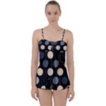 A Minimalist Pattern With Simple Lines And Shapes, Creating A Clean And Modern Aesthetic 03 Babydoll Tankini Set