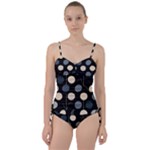 A Minimalist Pattern With Simple Lines And Shapes, Creating A Clean And Modern Aesthetic 03 Sweetheart Tankini Set