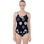 A Minimalist Pattern With Simple Lines And Shapes, Creating A Clean And Modern Aesthetic 03 Cut Out Top Tankini Set