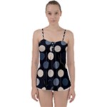 A Minimalist Pattern With Simple Lines And Shapes, Creating A Clean And Modern Aesthetic 03 Babydoll Tankini Top