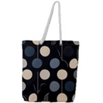 A Minimalist Pattern With Simple Lines And Shapes, Creating A Clean And Modern Aesthetic 03 Full Print Rope Handle Tote (Large)