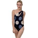 A Minimalist Pattern With Simple Lines And Shapes, Creating A Clean And Modern Aesthetic 03 To One Side Swimsuit