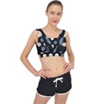 A Minimalist Pattern With Simple Lines And Shapes, Creating A Clean And Modern Aesthetic 03 V-Back Sports Bra