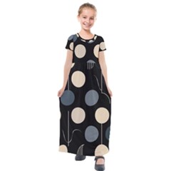 Kids  Short Sleeve Maxi Dress 