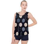 A Minimalist Pattern With Simple Lines And Shapes, Creating A Clean And Modern Aesthetic 03 Bubble Hem Chiffon Tank Top