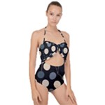 A Minimalist Pattern With Simple Lines And Shapes, Creating A Clean And Modern Aesthetic 03 Scallop Top Cut Out Swimsuit