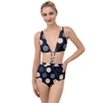 A Minimalist Pattern With Simple Lines And Shapes, Creating A Clean And Modern Aesthetic 03 Tied Up Two Piece Swimsuit