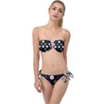 A Minimalist Pattern With Simple Lines And Shapes, Creating A Clean And Modern Aesthetic 03 Twist Bandeau Bikini Set