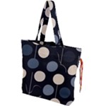 A Minimalist Pattern With Simple Lines And Shapes, Creating A Clean And Modern Aesthetic 03 Drawstring Tote Bag