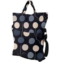 Fold Over Handle Tote Bag 