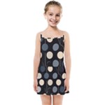 A Minimalist Pattern With Simple Lines And Shapes, Creating A Clean And Modern Aesthetic 03 Kids  Summer Sun Dress